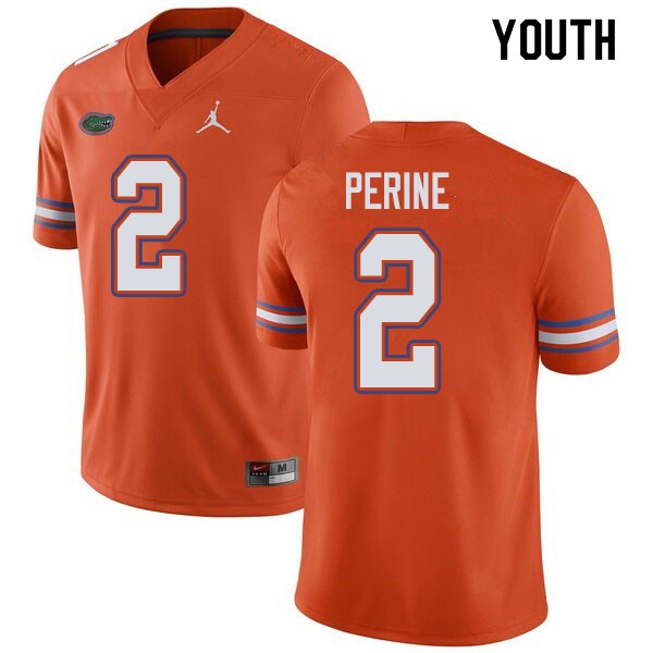 Jordan Brand Youth #2 Lamical Perine Florida Gators College Football Jerseys Orange